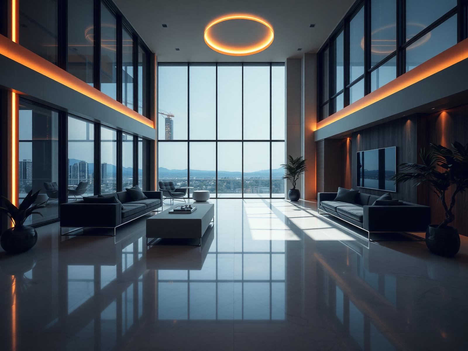 Luxury living room interior